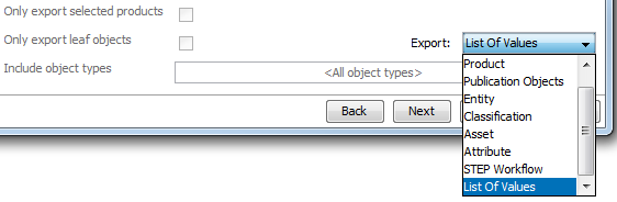 Export Manager - Select Objects