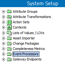 Initial Setup for Event Processors