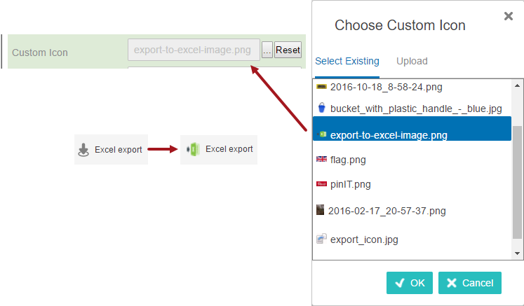 Action Button Configuration on a Node List