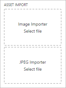Asset Importer Widget