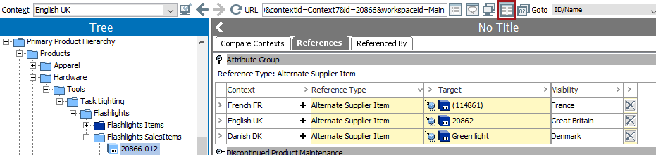 Dimension Dependent Reference and Link Types
