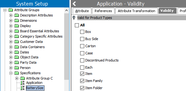 Creating a Product Attribute Link