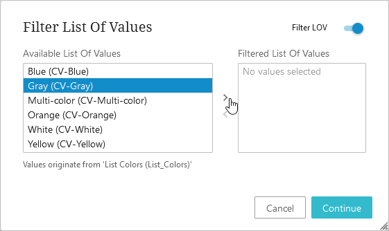 Attribute Management Screen