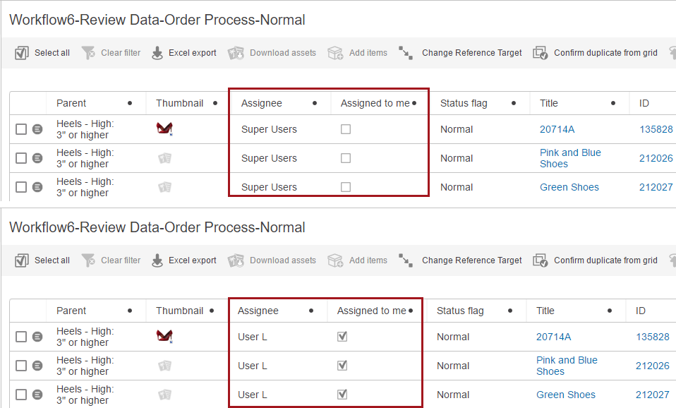 Assigning Workflow Tasks in Web UI