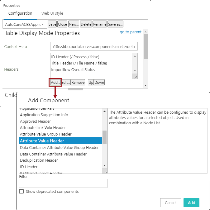 Adding Additional Headers in Controller Screen