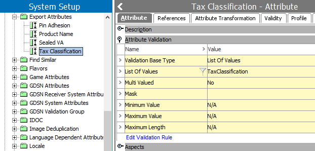 Attribute Information - Data Source Outbound