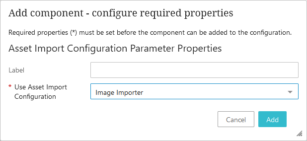 Asset Importer Widget