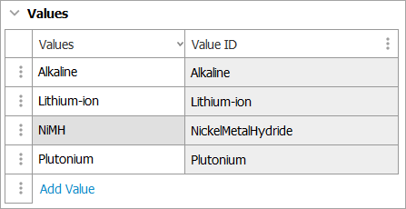 Adding Values to an LOV