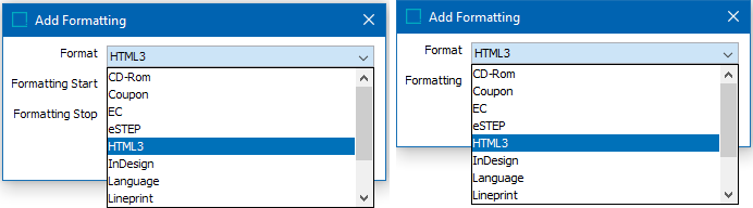 Configuring Tag Output Formatting
