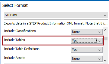 Exporting Resolved Tables