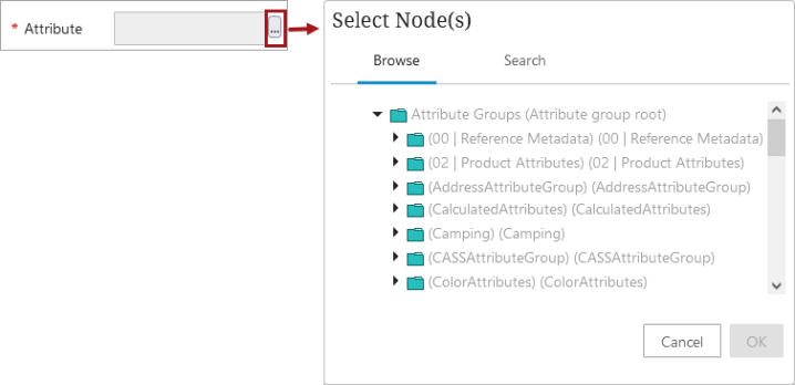 Attribute Value Component