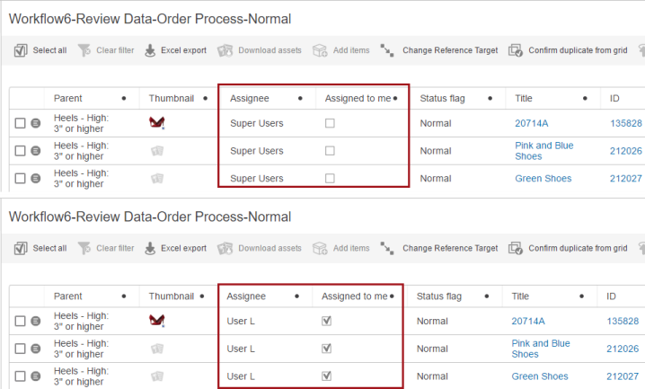 Assigning Workflow Tasks in Web UI