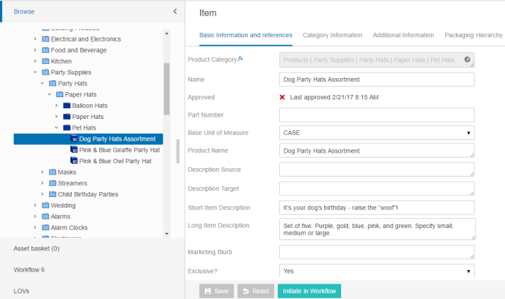 Initiating Objects in a Workflow using Web UI