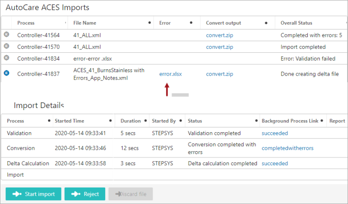 Importflow Attachment Component in Controller Screen