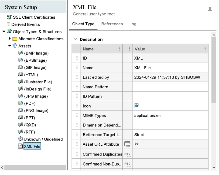 Initial Setup for ECLASS Advanced Editor Filtering