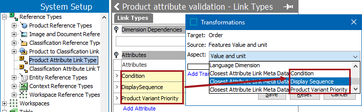 Attributes System Closest Attribute Link Meta Data Aspect