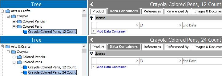 Data Container Type ID - Map Inbound