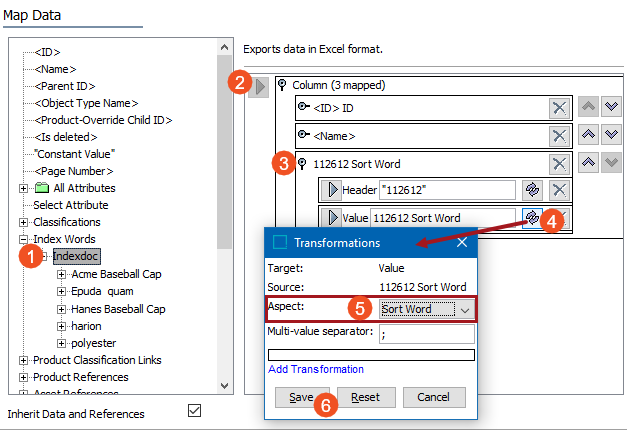 Index Words – Data Source Outbound