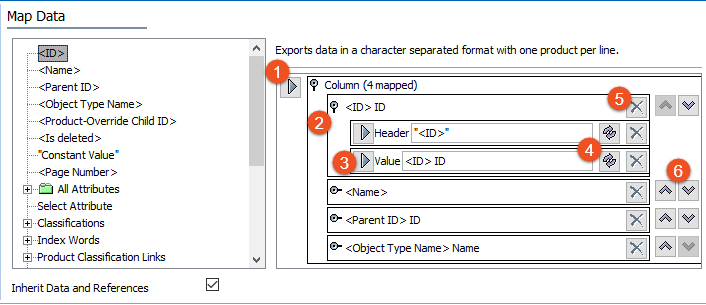 Outbound Map Data - Mapping Targets