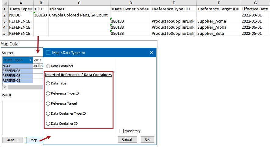 Reference Type ID - Map Inbound