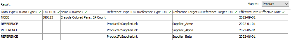Reference Type ID - Map Inbound