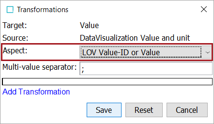 LOV Value-ID or Value Aspect