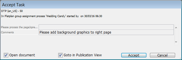 Configuring DTP Task Views for InDesign