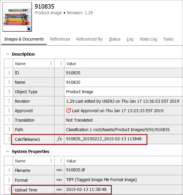 Date Time Filename Example Asset Push File Name Scenario