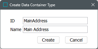 Setting Up Data Container Types in STEP Workbench