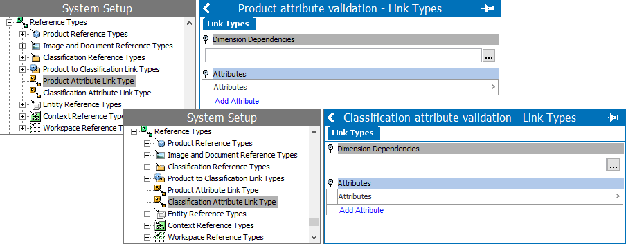 Setting Up an Attribute Link Type