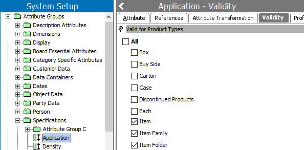 Creating a Classification Attribute Link