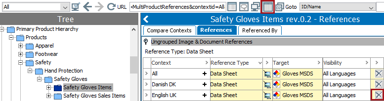 Dimension Dependent Reference and Link Types
