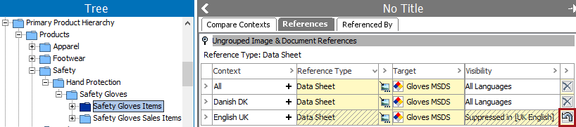 Dimension Dependent Reference and Link Types