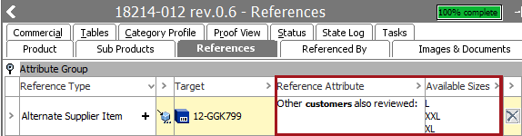 Metadata Attributes on Reference and Link Types