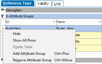 Calera Reference Types Maintaining a Reference Type