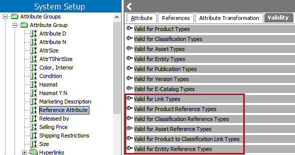 Metadata Attributes on Reference and Link Types