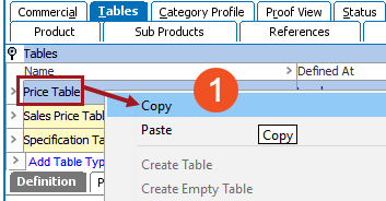 Importing Tables
