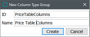 Creating Column Types