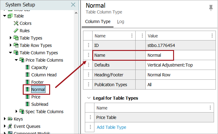 Creating Column Types