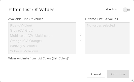 Attribute Management Screen