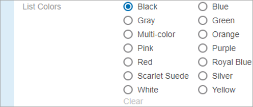Attribute Value Component