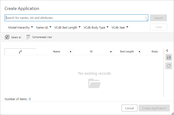 Create Application Action Component