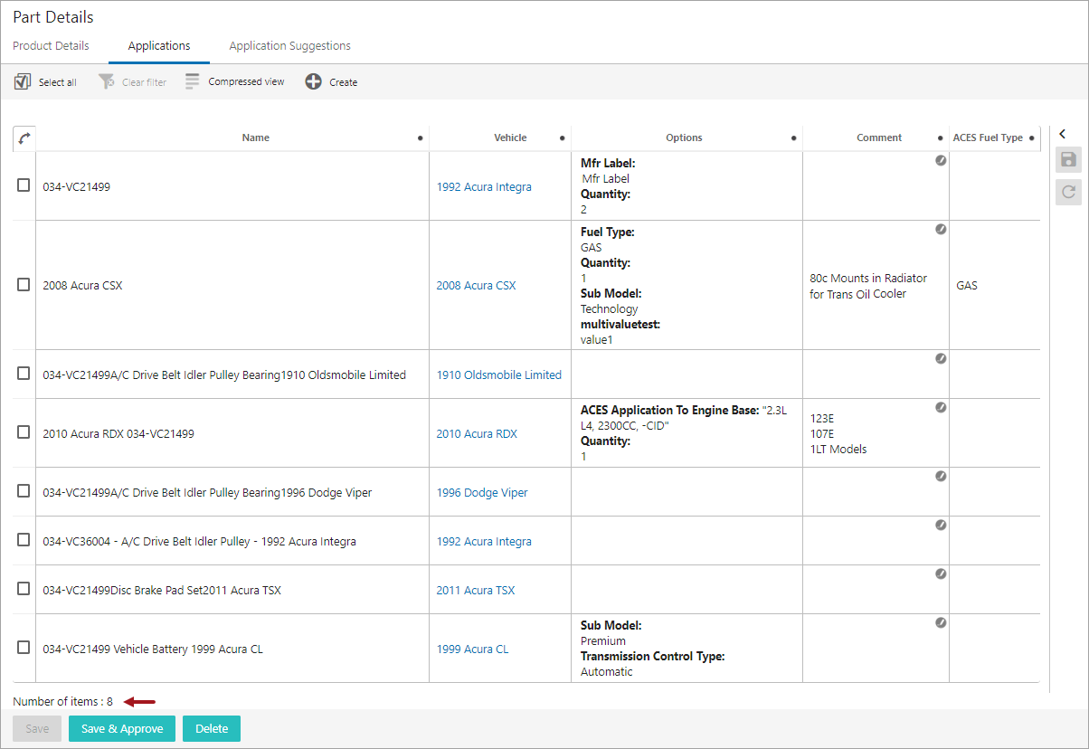 Application Editor Screen