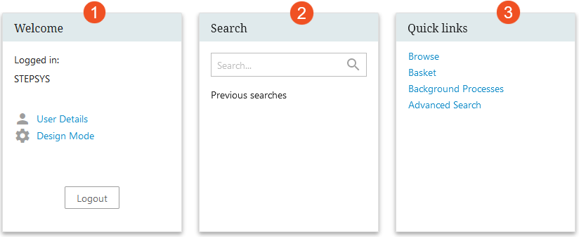 Web UI Status Selectors & Import Control Panel Screens