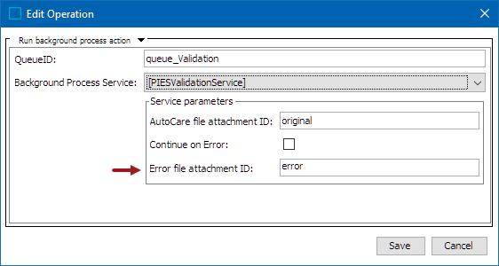 Importflow Attachment Component in Controller Screen
