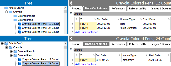 Data Container Type ID - Map Inbound