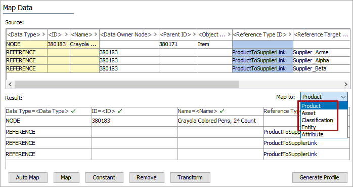 Reference Type ID - Map Inbound