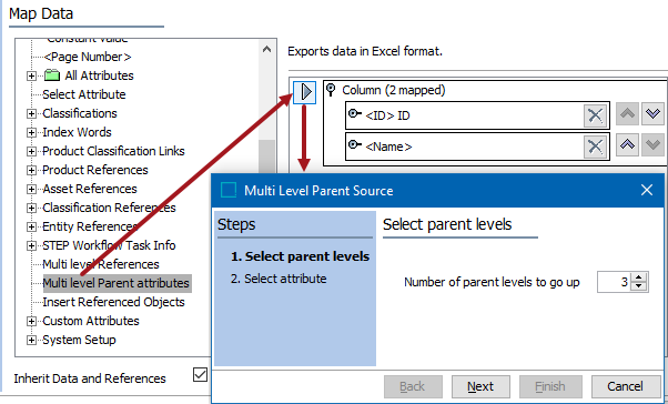 Multi Level Parent Attributes - Data Source Outbound
