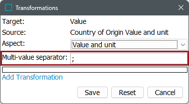Multi-Value Separator - Transform Outbound