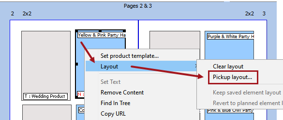 Reusing Saved Layouts
